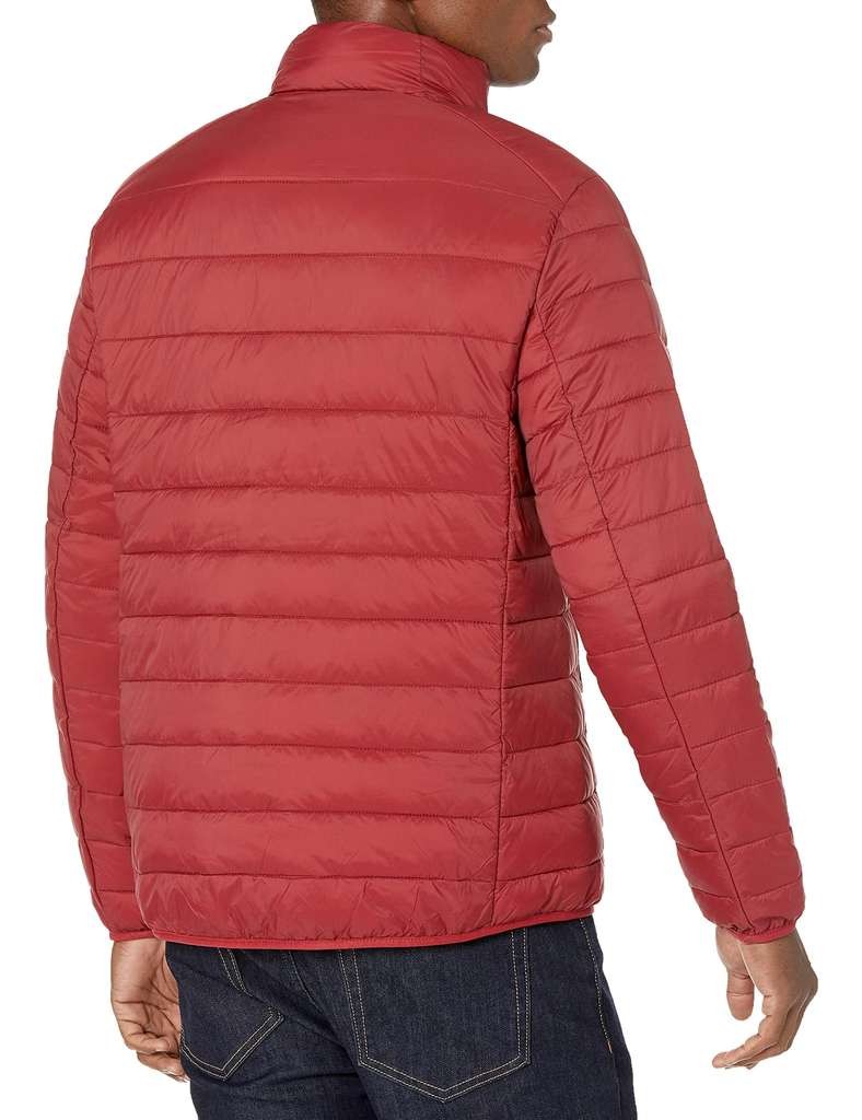 Amazon Essentials men's packable lightweight water-resistant puffer jacket, size L