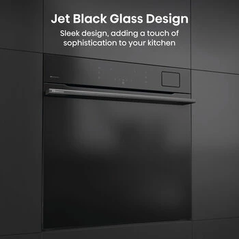 Hisense Hi8 BlackLine BAS6PH8BUKWF Built In Electric Pyrolytic,Single Oven in Jet Black