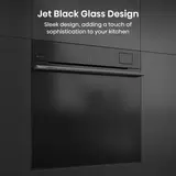 Hisense Hi8 BlackLine BAS6PH8BUKWF Built In Electric Pyrolytic,Single Oven in Jet Black