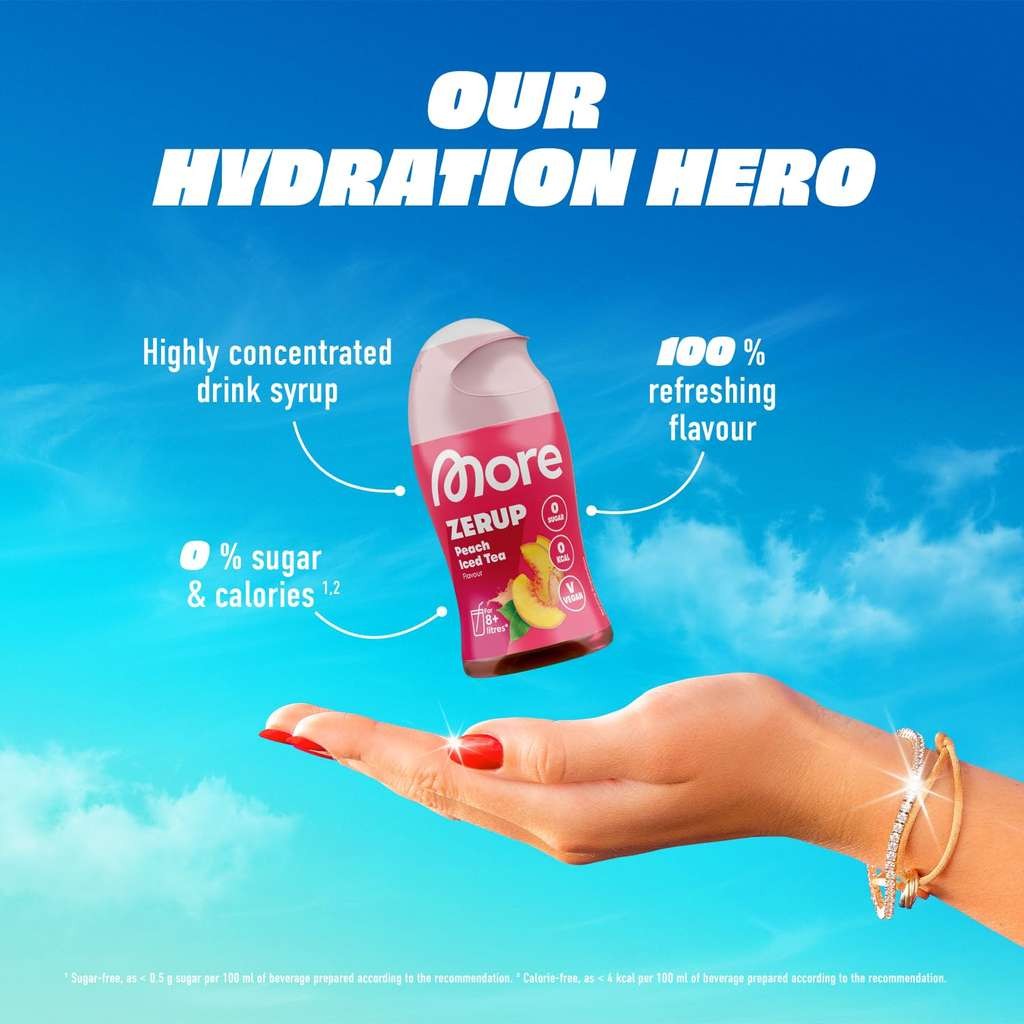 More Zerup Red Apple 65ml for 8+ Litres Soft Drink