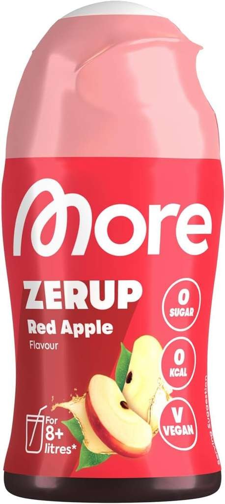 More Zerup Red Apple 65ml for 8+ Litres Soft Drink
