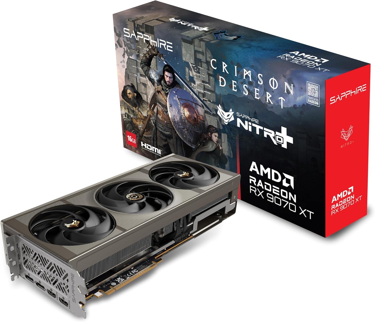 Sapphire Nitro+ AMD Radeon RX 9070 XT 16GB Crimson Desert Gaming OC Version