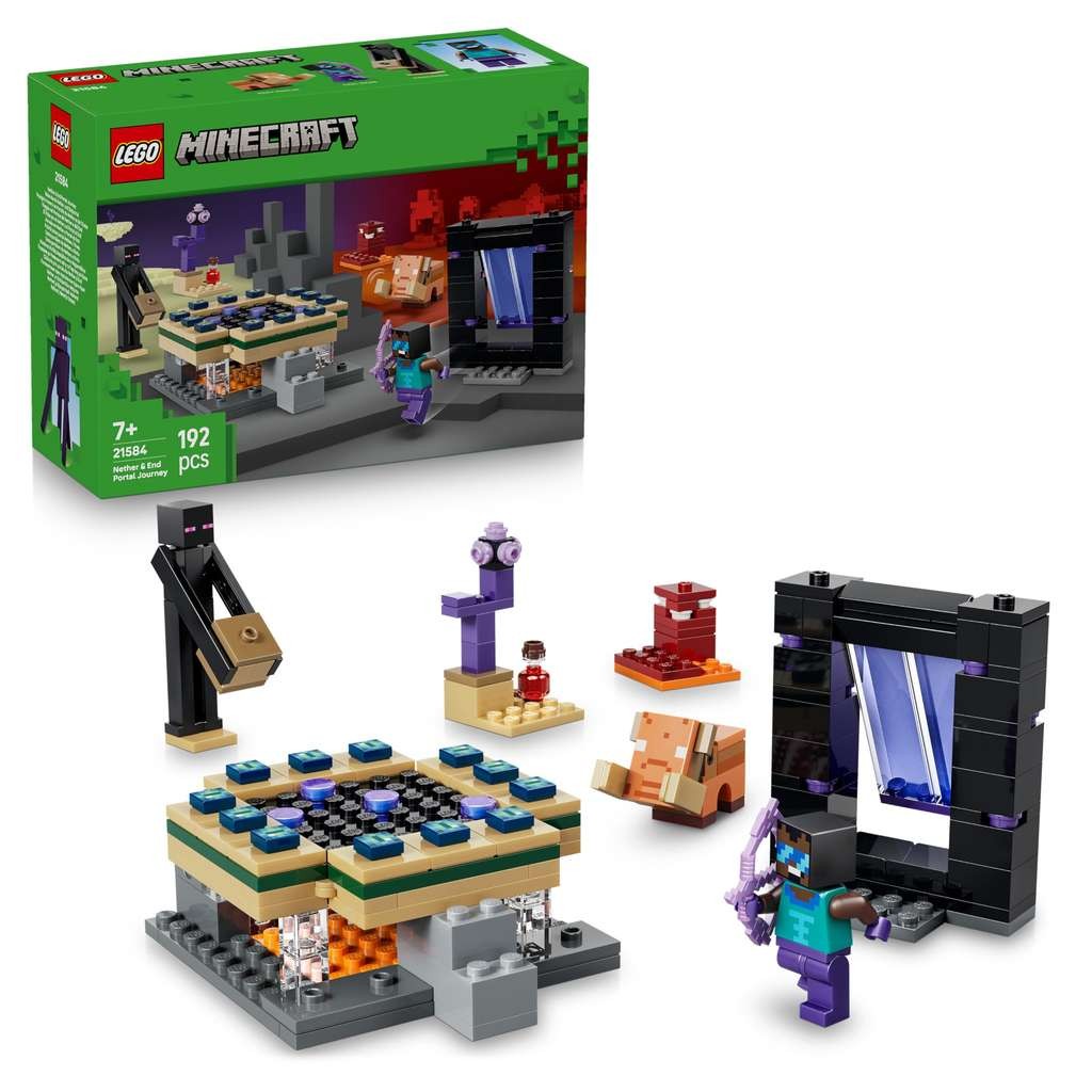 LEGO Minecraft Nether and End Portal Journey 21584