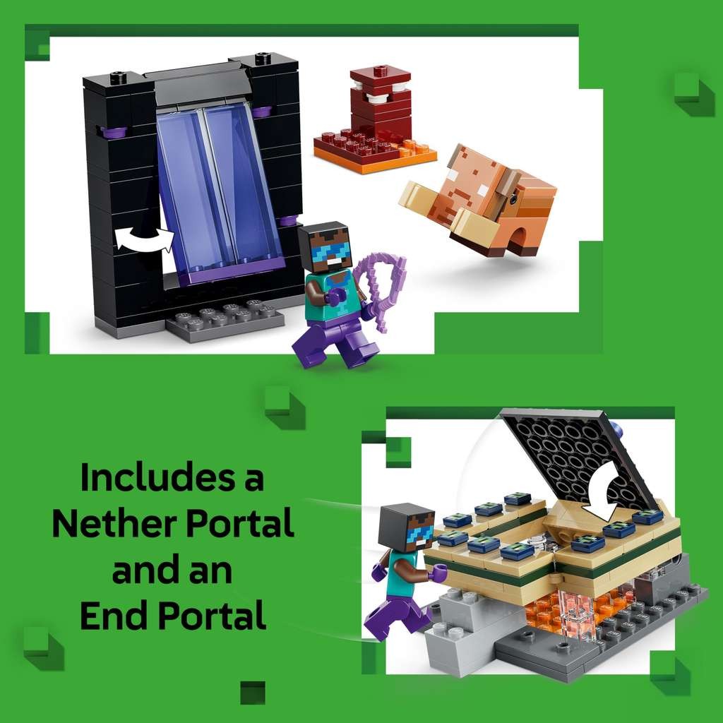 LEGO Minecraft Nether and End Portal Journey 21584