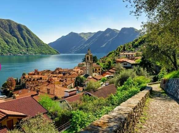 2 Nights 4* Hotel Como, Lake Como Italy, B&B, Flights, For 2, £62.10pp, Selected Winter Dates, With Code