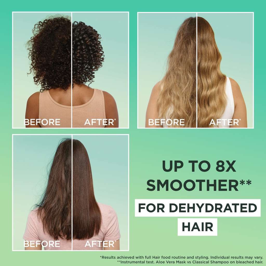Garnier Hair Food Multi-use, 3-in-1 Hair Treatment Mask, Aloe Vera, 400ml