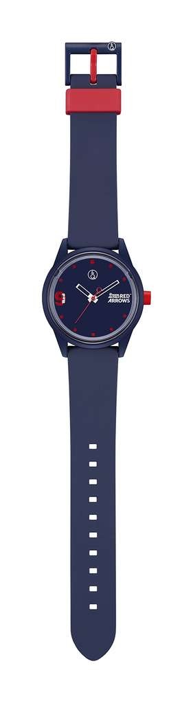 Nice Citizen Q&Q Red Arrows solar 40mm watch, blue