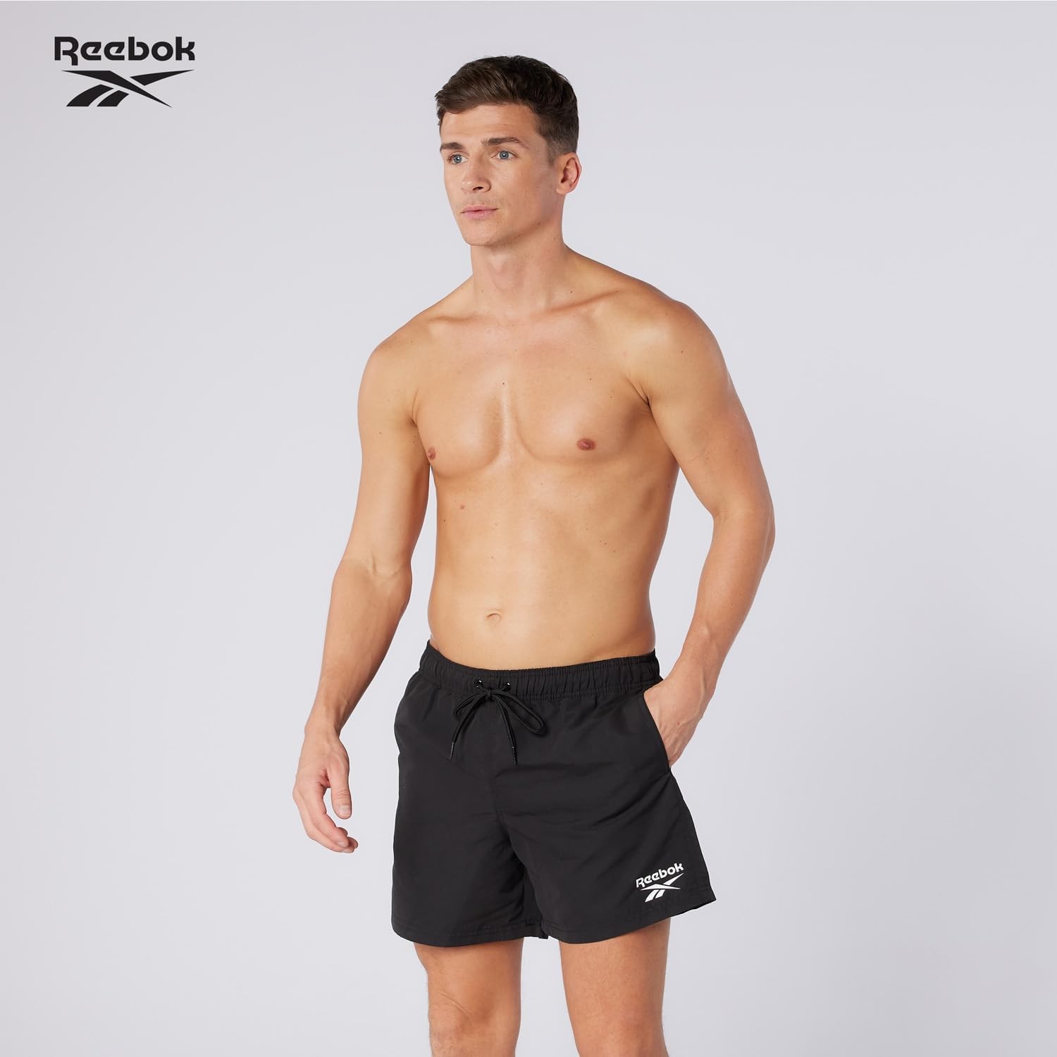 Reebok Yale Mens Swimming Shorts, Lightweight Quick Dry