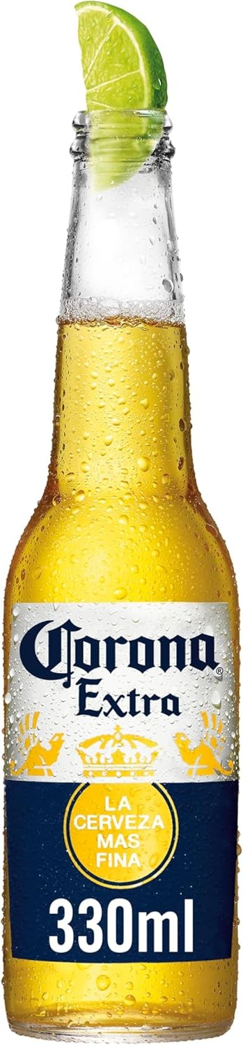 Corona Extra Lager Beer Bottle, 18 x 330ml