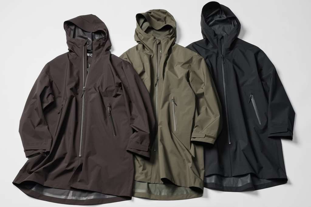 Uniqlo BLOCKTECH Coat available in Brown XS, Olive XS & S, Black XS - 3XL