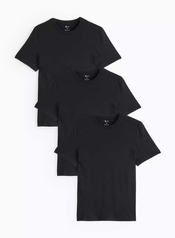 Men's 3-pack short sleeve crew/V-neck t-shirts (white/black/grey/mix) S-4XL, Free C&C