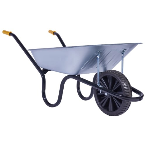 Chillington Chasseur Galvanised Puncture Free Wheelbarrow, 90L