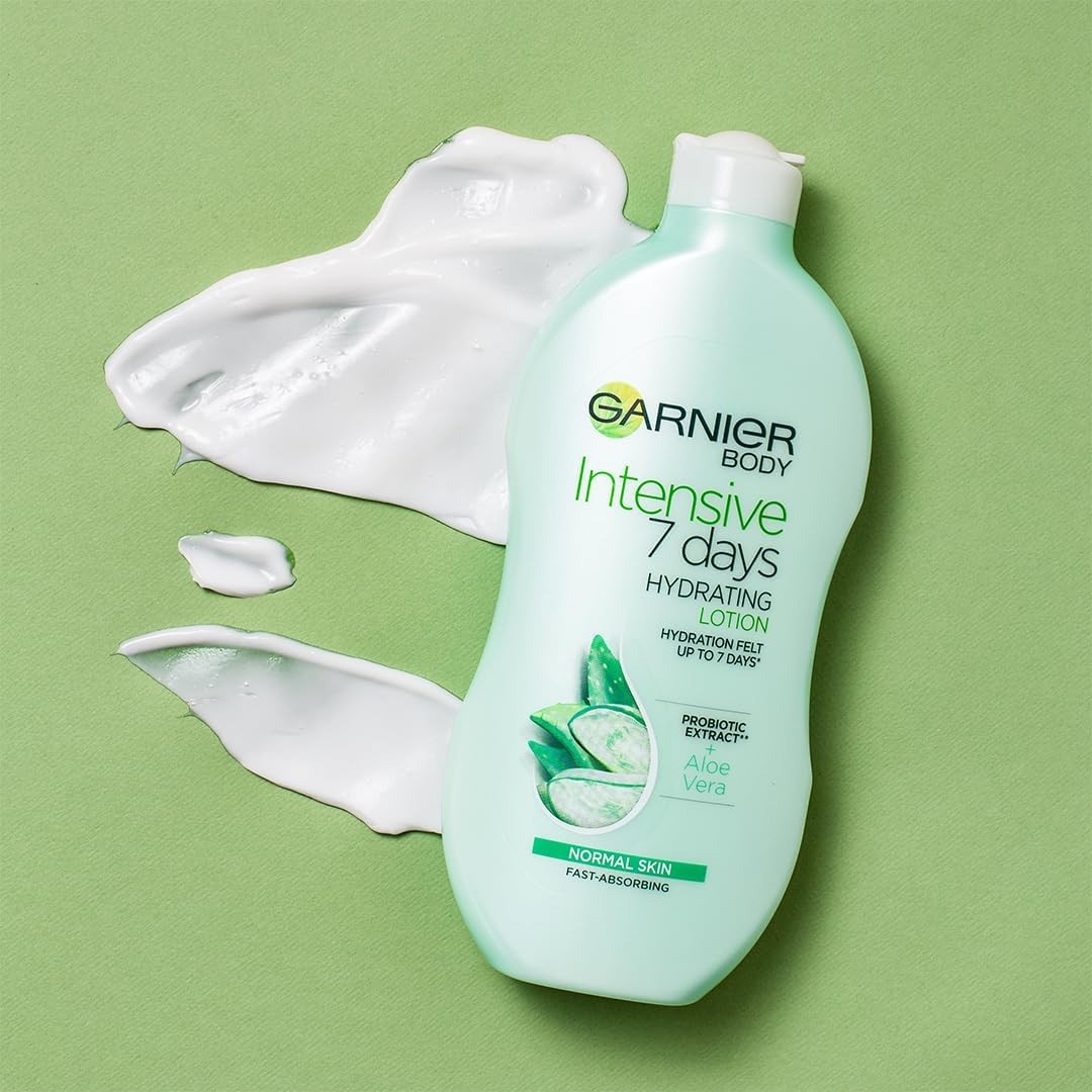 Garnier Intensive 7 Days Aloe Vera and Probiotic Extract Body Lotion 400ml