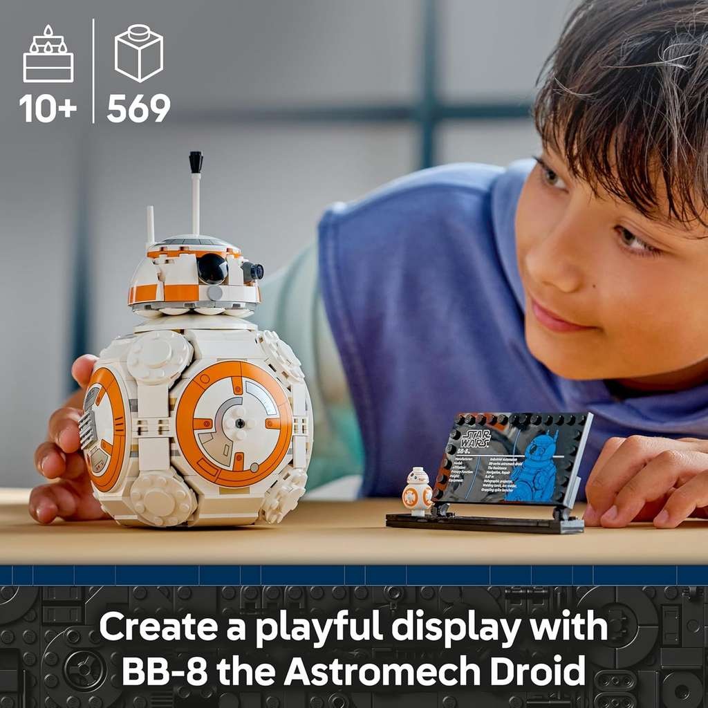 LEGO Star Wars 75452 BB-8 Astromech Droid, £50 with code, Argos UK