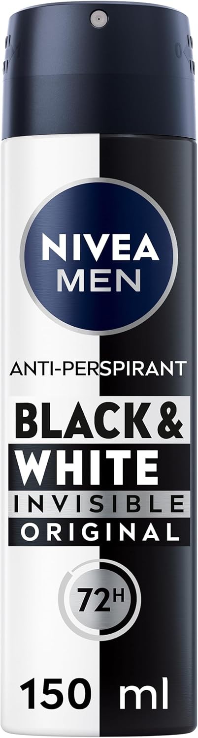 Nivea Men Black & White Original Anti-Perspirant 150ml 72hr Deodorant