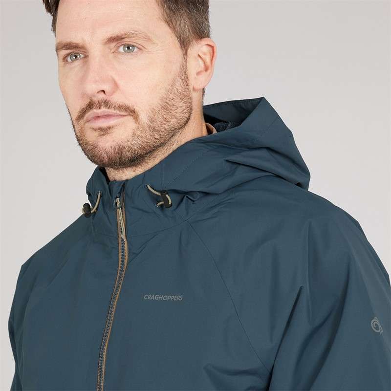 Craghoppers Osuna men's jacket, 20k waterproof, Blue Stone S