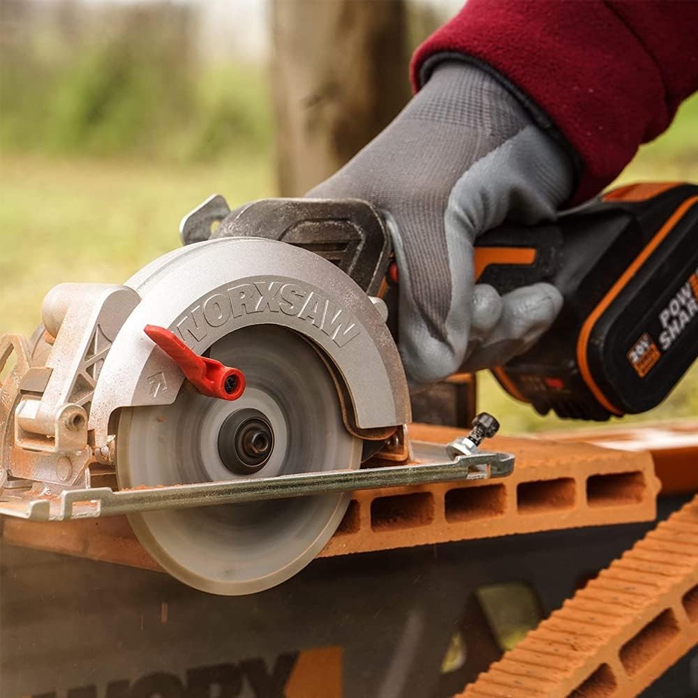 Worx WX531 18V (20V Max) Brushless Worxsaw Cordless Compact Circular Saw