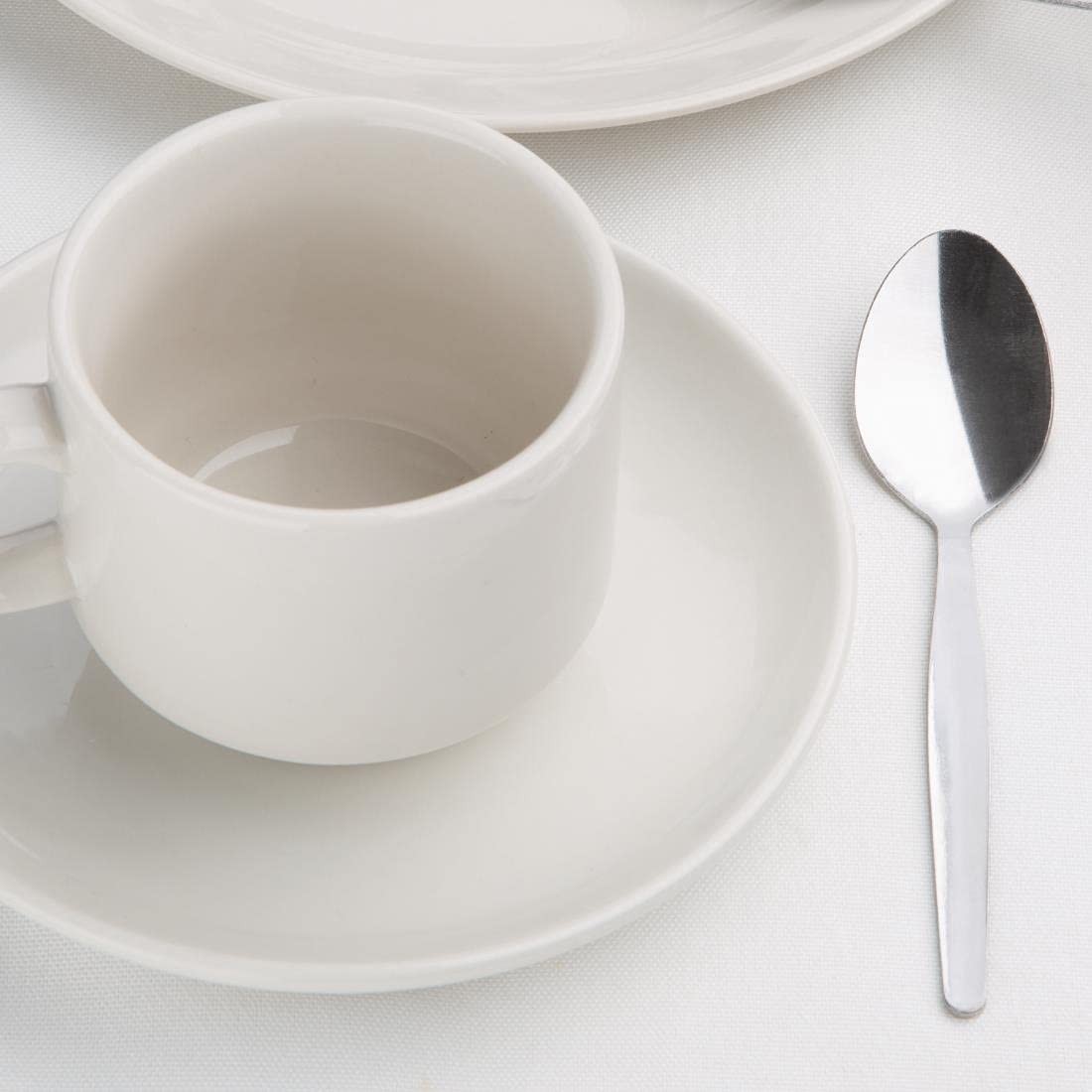 Olympia Kelso 18/0 Stainless Steel Teaspoon 135mm, Pack of 12