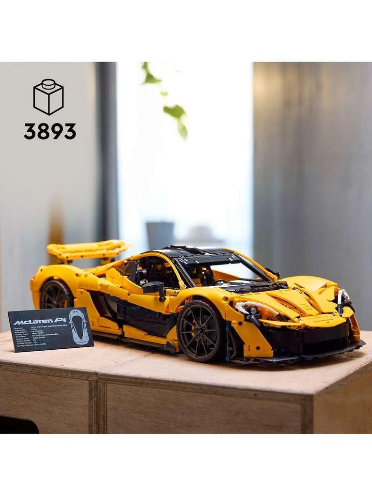 LEGO Technic McLaren P1 Model Car Set for Adults 42172, Free C&C