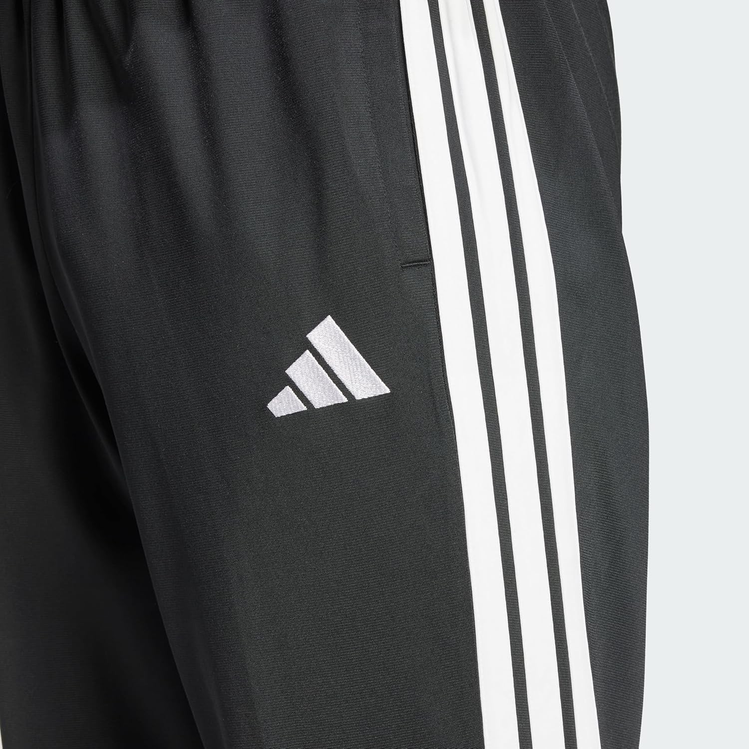 Adidas Men's Sportswear Basic 3 Stripes Tricot Track Suit, Black, S