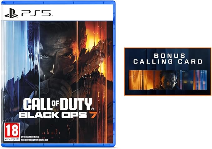 Call of Duty: Black Ops 7 - PlayStation 5 (Amazon Exclusive Bonus Content included). Download required
