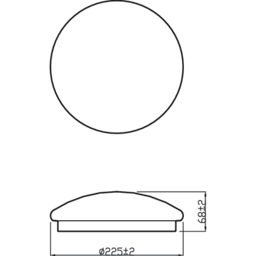 Philips Moire LED CL200 Ceiling Round 6W Warm White Light