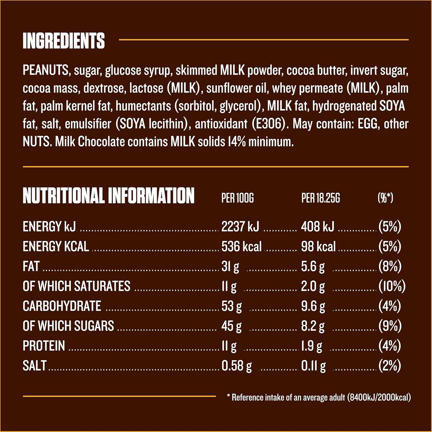 Snickers Creamy Peanut Butter Milk Chocolate Snack Treats Multipack 146g