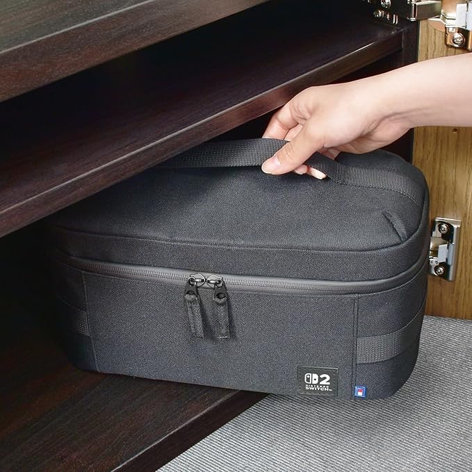 HORI Compact Carry All (Black) Travel Bag for Nintendo Switch 2 - Officially Licensed by Nintendo