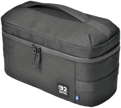HORI Compact Carry All (Black) Travel Bag for Nintendo Switch 2 - Officially Licensed by Nintendo