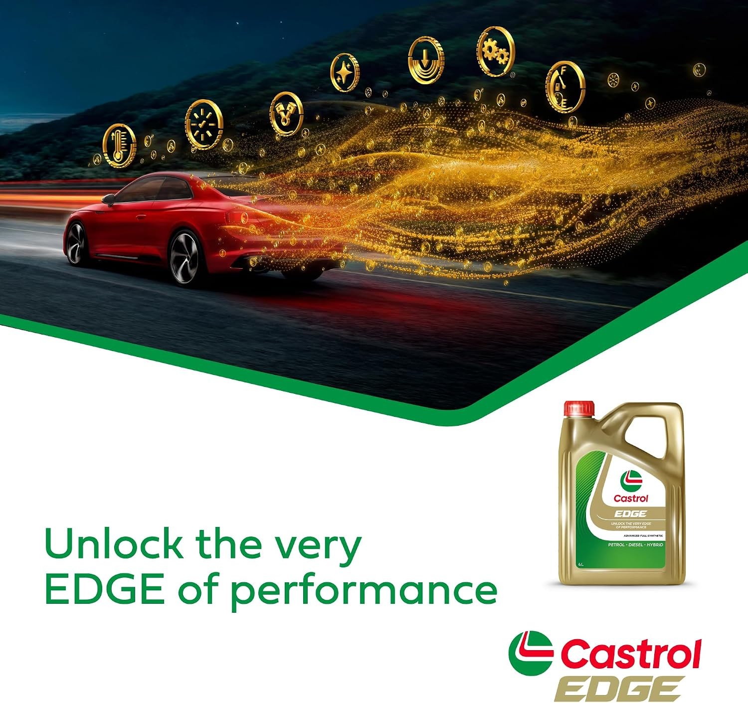 Castrol EDGE 5W-30 LL, Advanced Fully Synthetic Engine Oil, Meets ACEA C3 & API SQ Specifications, 5L