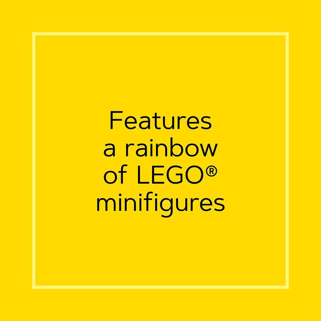 Nice LEGO Minifigure Rainbow 1000-piece puzzle