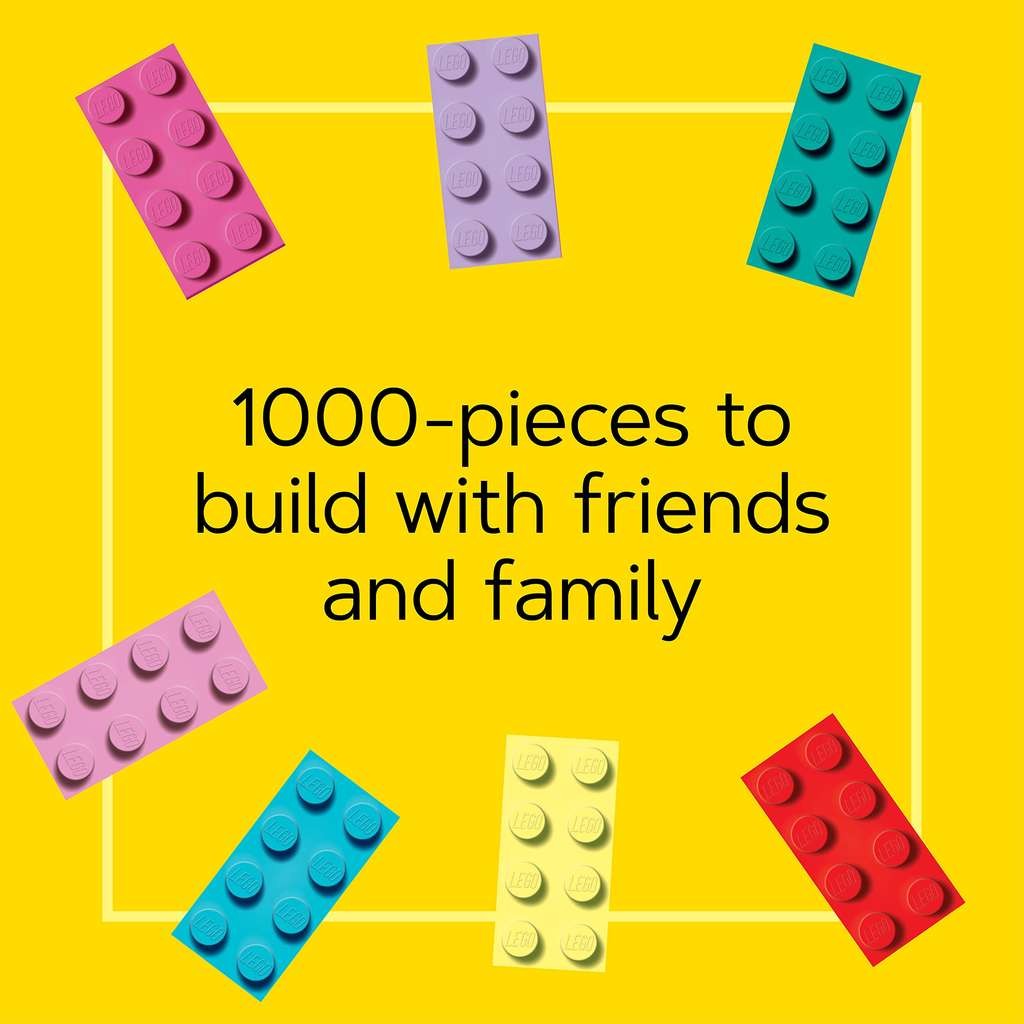 Nice LEGO Minifigure Rainbow 1000-piece puzzle