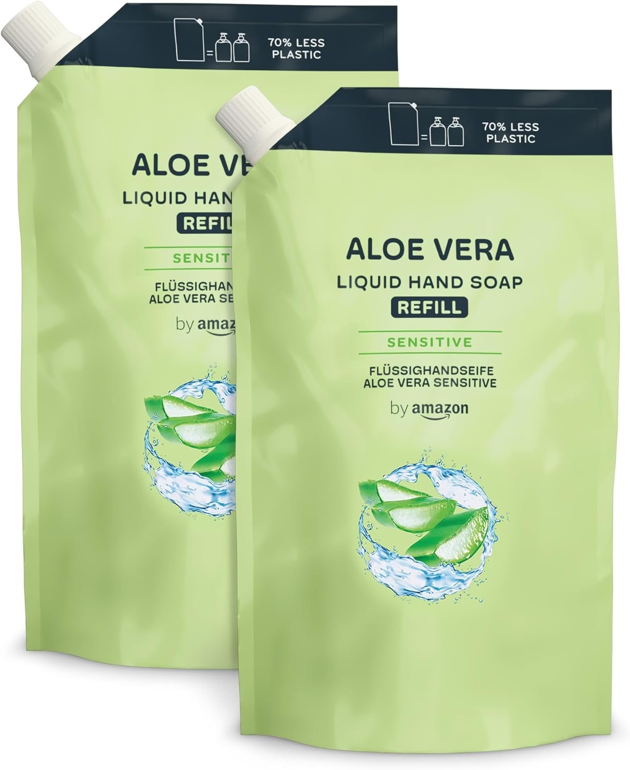 Amazon Aloe Vera Hand Soap Refill, 2 x 1000ml