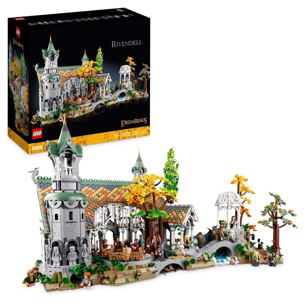 LEGO Icons The Lord of the Rings Rivendell 10316, nice one for Prime members on Amazon