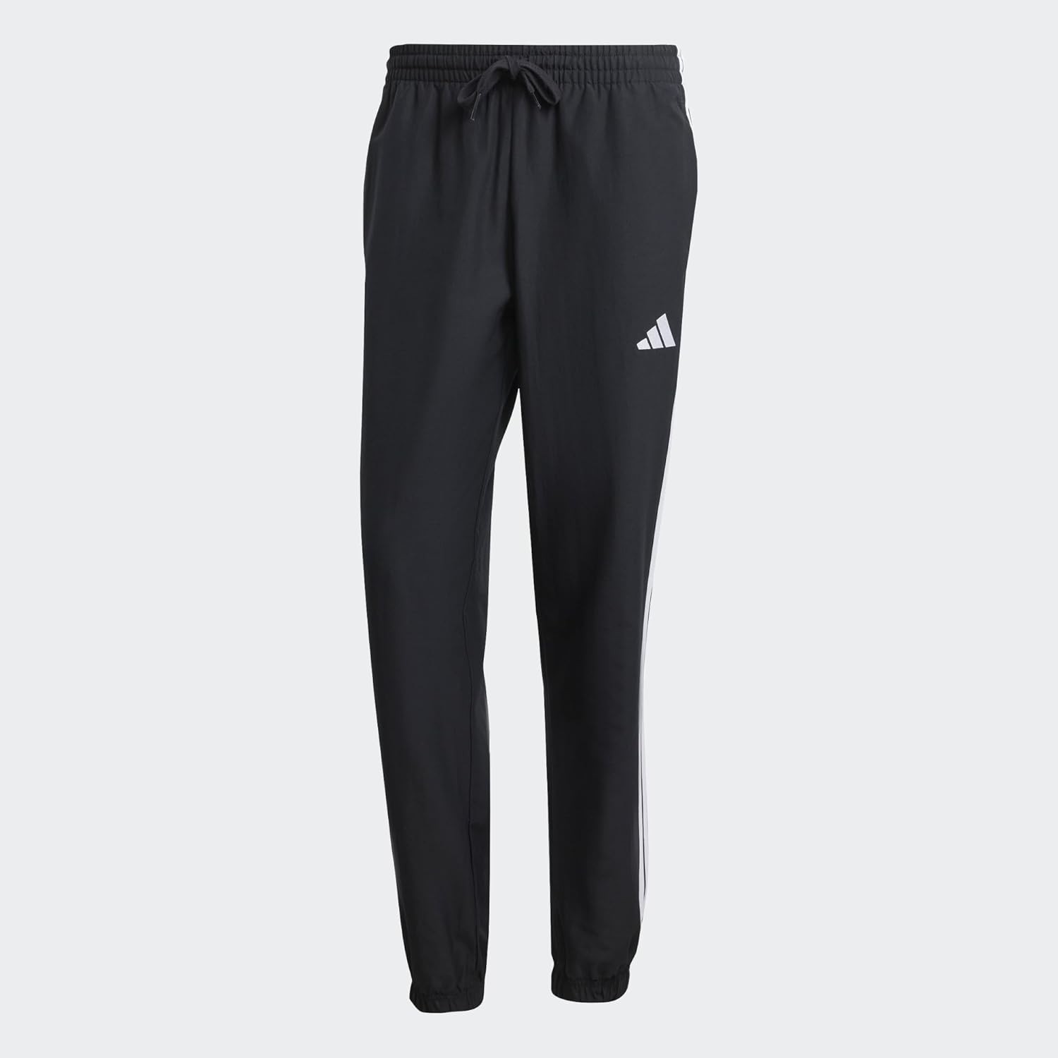 adidas Men's 3 Stripes Woven Track Suit, black, XXL