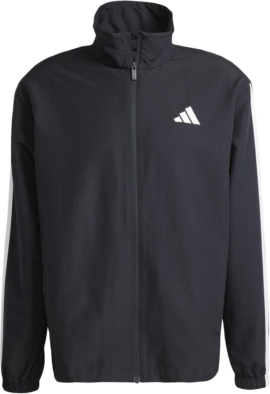 adidas Men's 3 Stripes Woven Track Suit, black, XXL