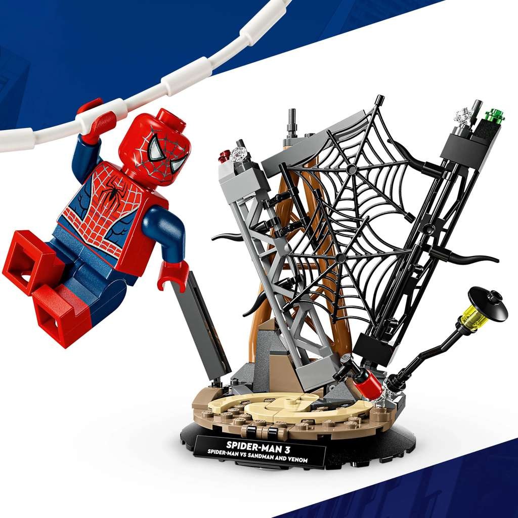 LEGO Marvel Epic Battle: Spider-Man vs. Sandman 76334, cracking set