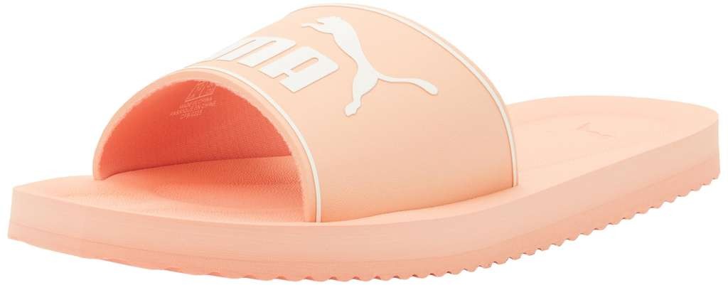 PUMA Unisex PurecatSlide slides, Pink Fruit Puma White, UK10