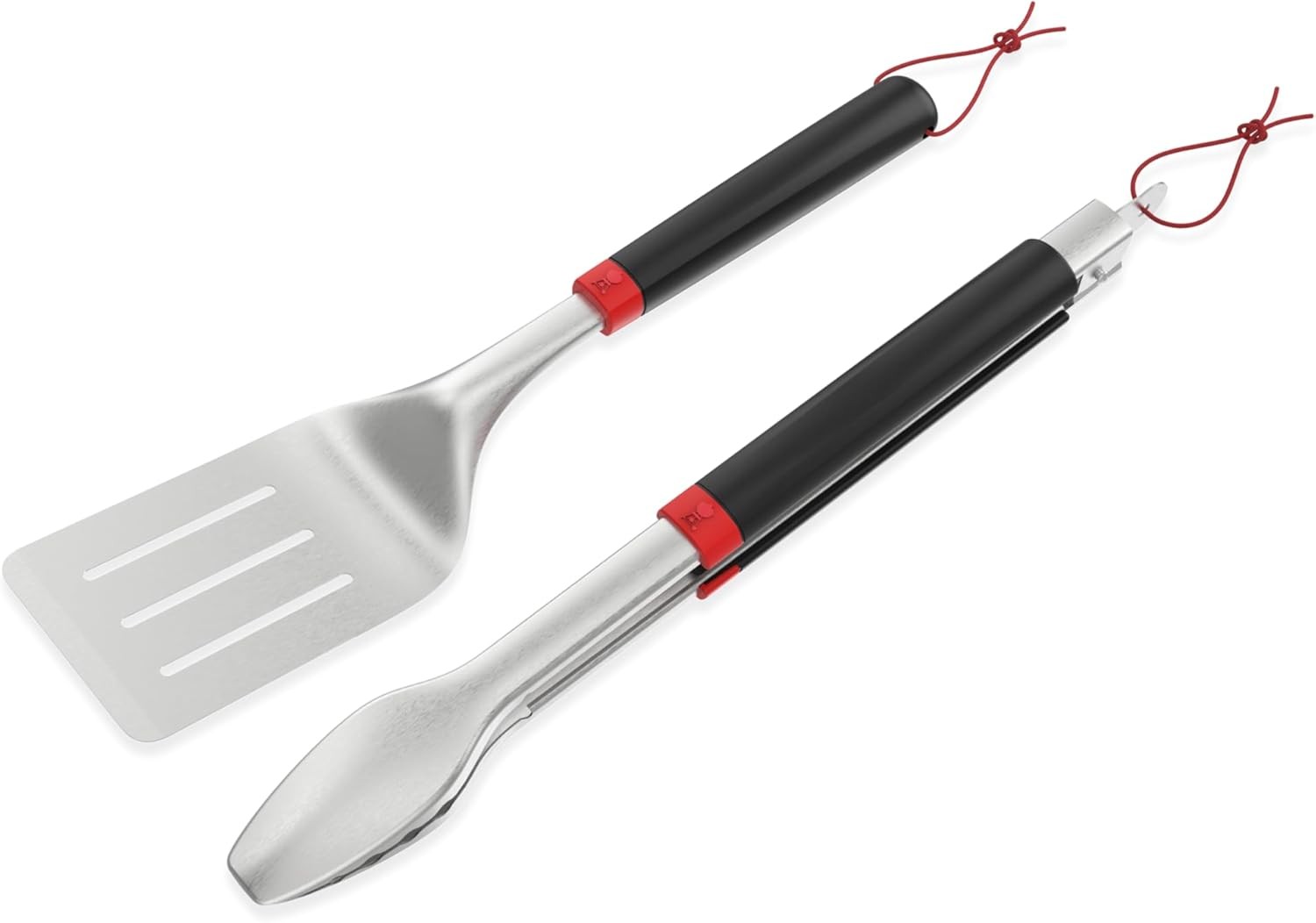 Weber two-piece grill set with tongs and turner, dishwasher safe (3401326)