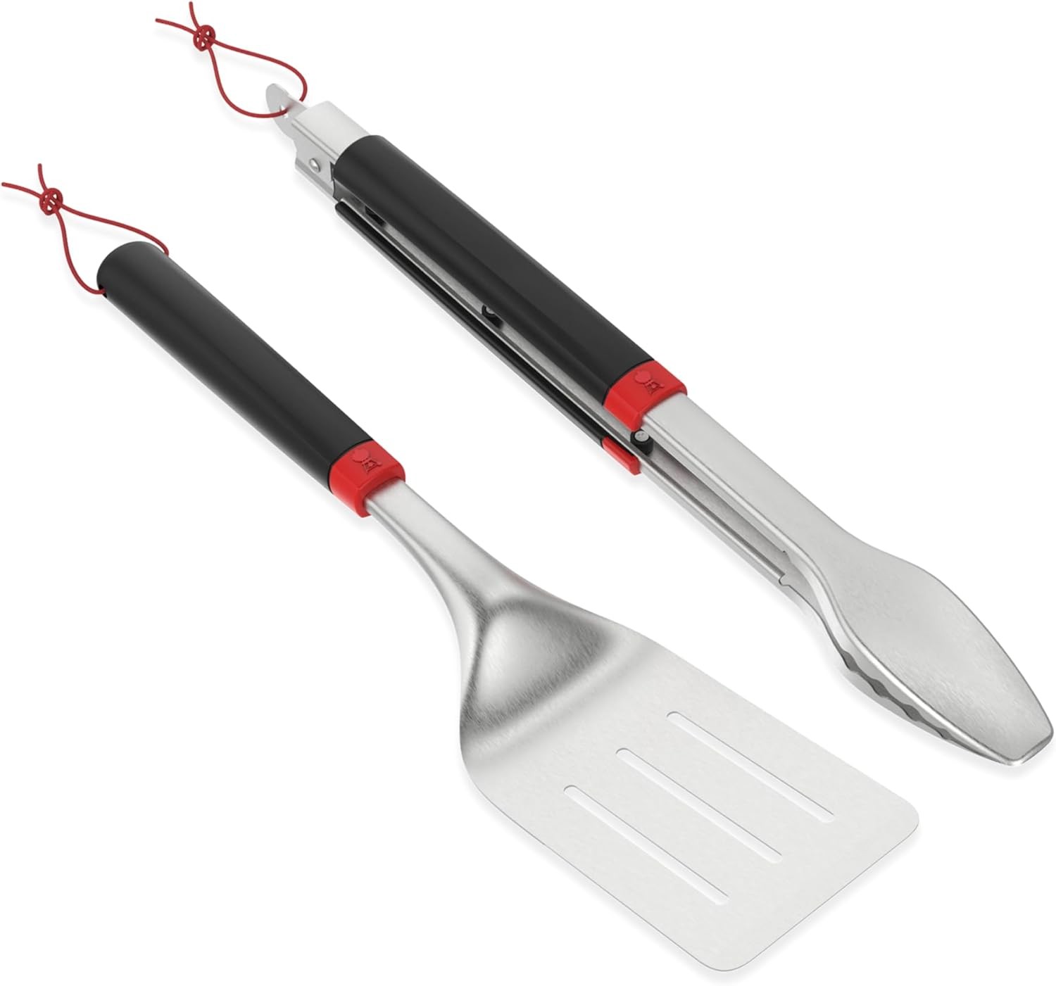 Weber two-piece grill set with tongs and turner, dishwasher safe (3401326)