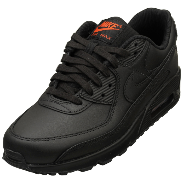 Nike Air Max 90 Mens Trainers | Black Orange