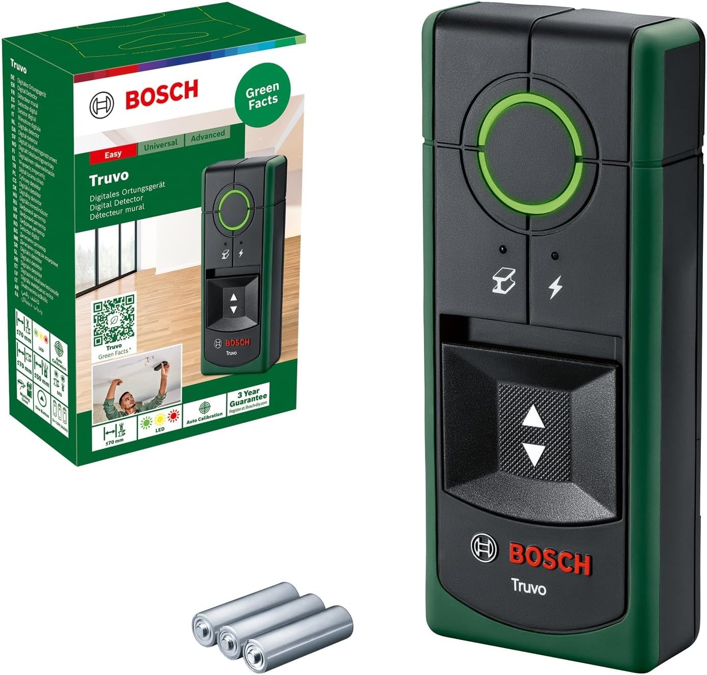 Bosch Truvo 2nd Gen Detector Wall Scanner in Cardboard Box