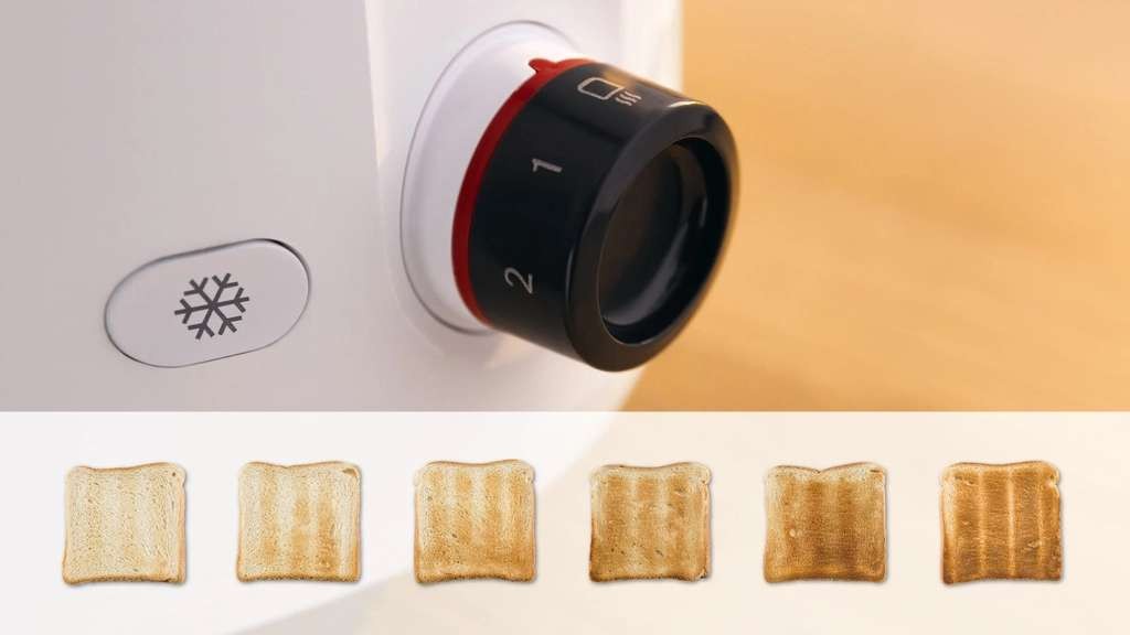 Bosch Compact toaster MyMoment, white, model TAT2M121GB
