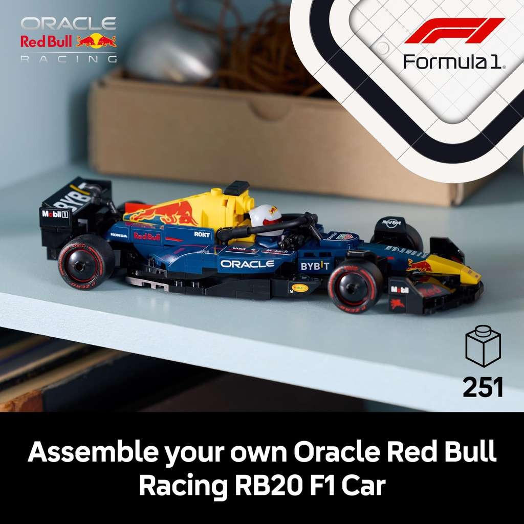 Nice new LEGO Speed Champions Oracle Red Bull Racing RB20 F1 Car set