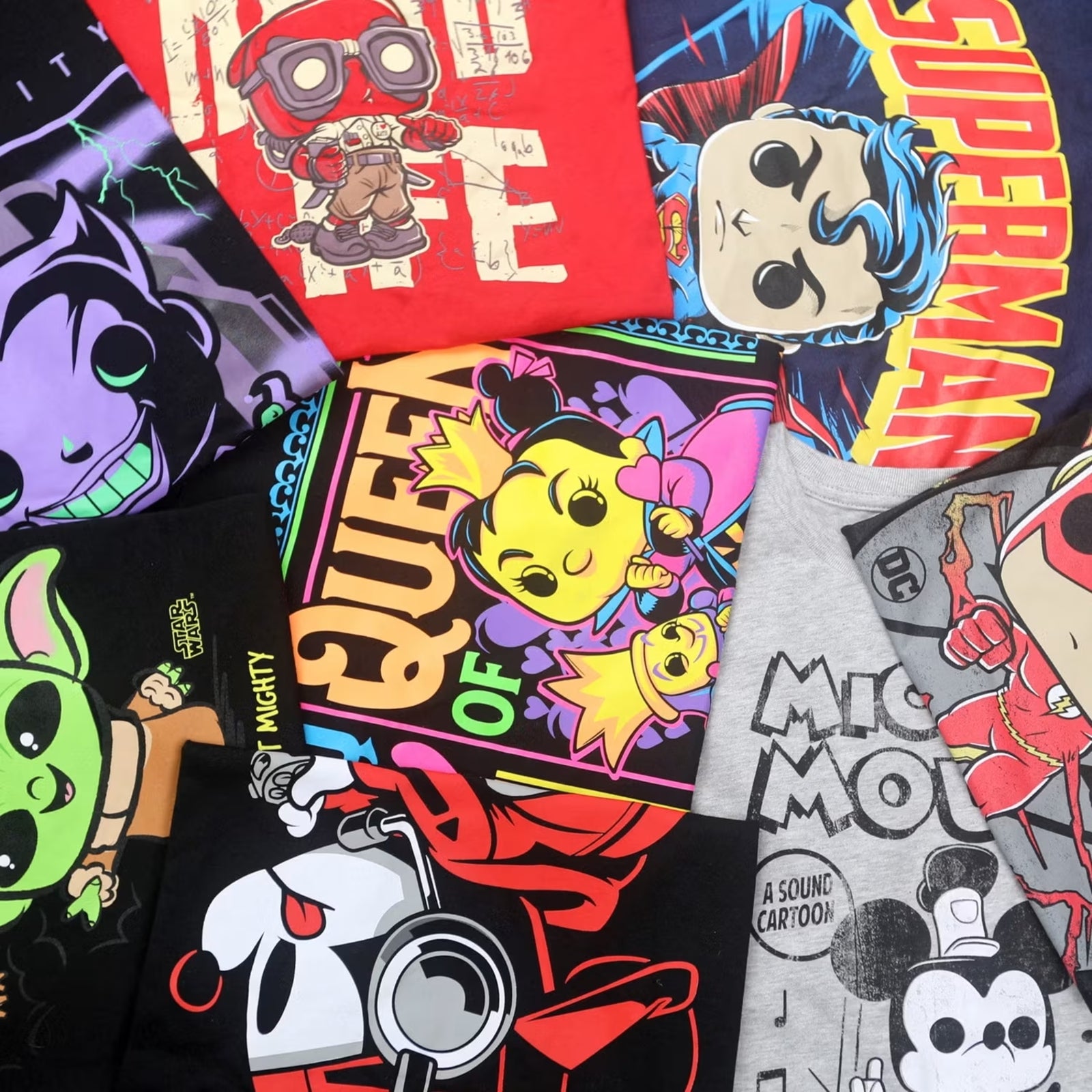 Mystery Funko T-Shirts - 3-Pack - Free Delivery