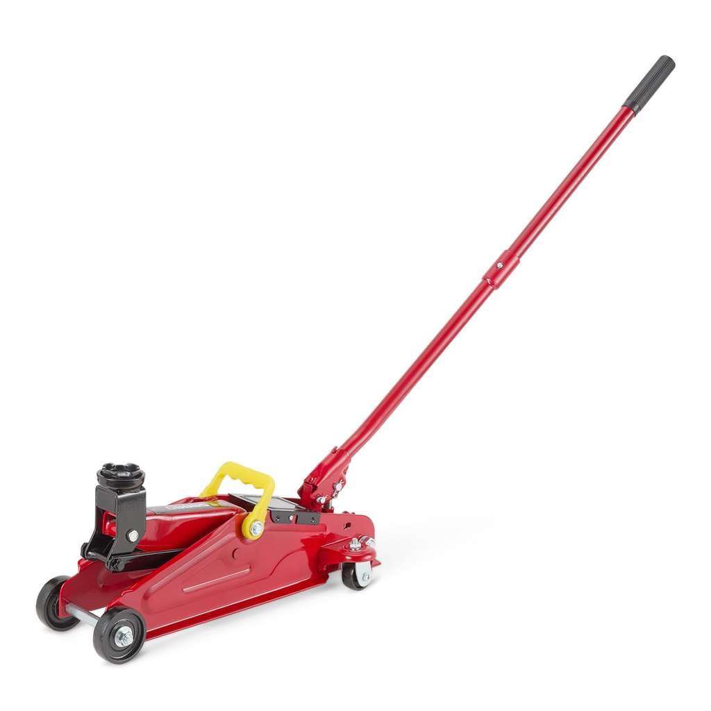 Amazon Basics Hydraulic Car Jack, 2.2 Short Ton or 2 Tonne (2000kg), slow release, red