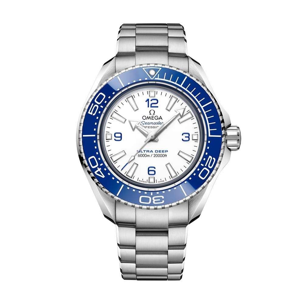 Omega Seamaster Planet Ocean 6000m Ultra Deep, Steel & White 45.5mm watch