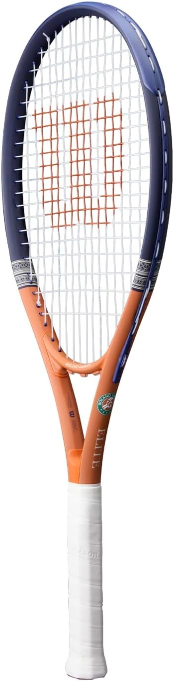 Wilson Roland-Garros 2026 Elite Tennis Racket, Navy/Orange