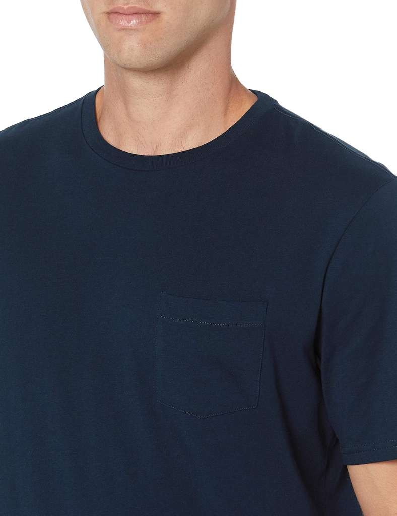 Amazon Essentials men's pocket t-shirts, 2-pack Navy XL, useful basics