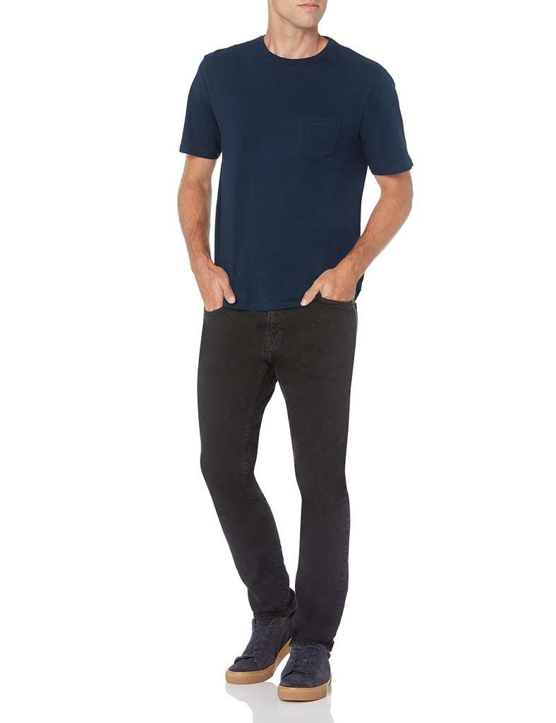 Amazon Essentials men's pocket t-shirts, 2-pack Navy XL, useful basics